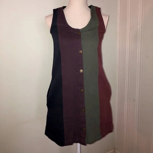 Lazy Oaf Colorblock dress - Picture 1 of 6